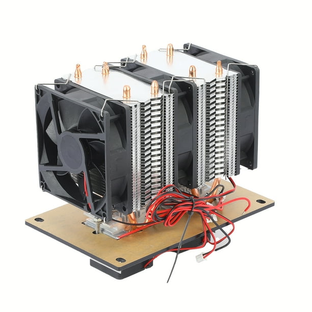 Semiconductor Thermoelectric Peltier Refrigeration US Plug DC12V 10A Dual-Core Semiconductor Peltier Refrigeration Cooling System Cooler for Small Space Semiconductor Thermoelectric Peltier Refrigeration US Plug DC12V 10A Dual-Core Semiconductor Peltier Refrigeration Cooling System Cooler for Small Space